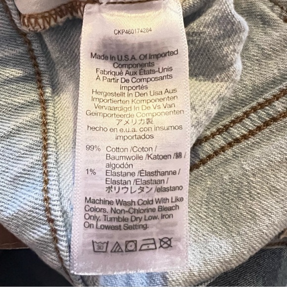 Madewell Perfect Vintage Jeans 29 Mid Rise Straight Light Wash - Picture 8 of 10